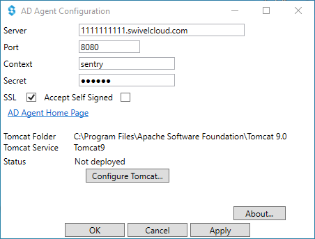 AD Agent Configuration Tool