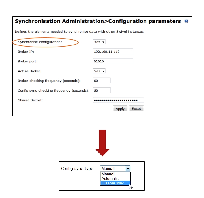 Sync Dropdown Location