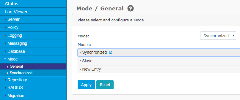 General Mode Diagram