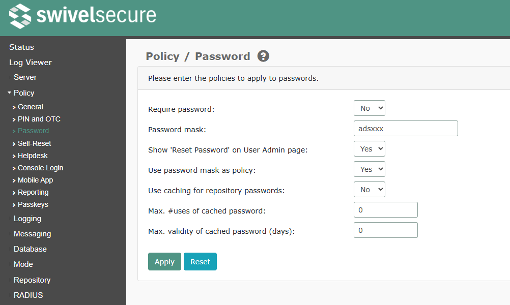 Password Policy