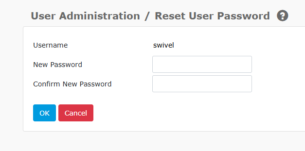 Reset Password Screen