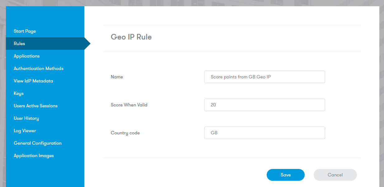 GeoIP Rule