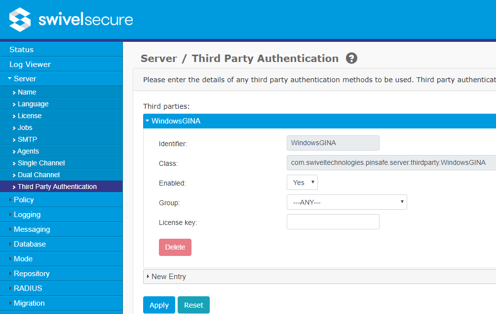 Third Party Authentication